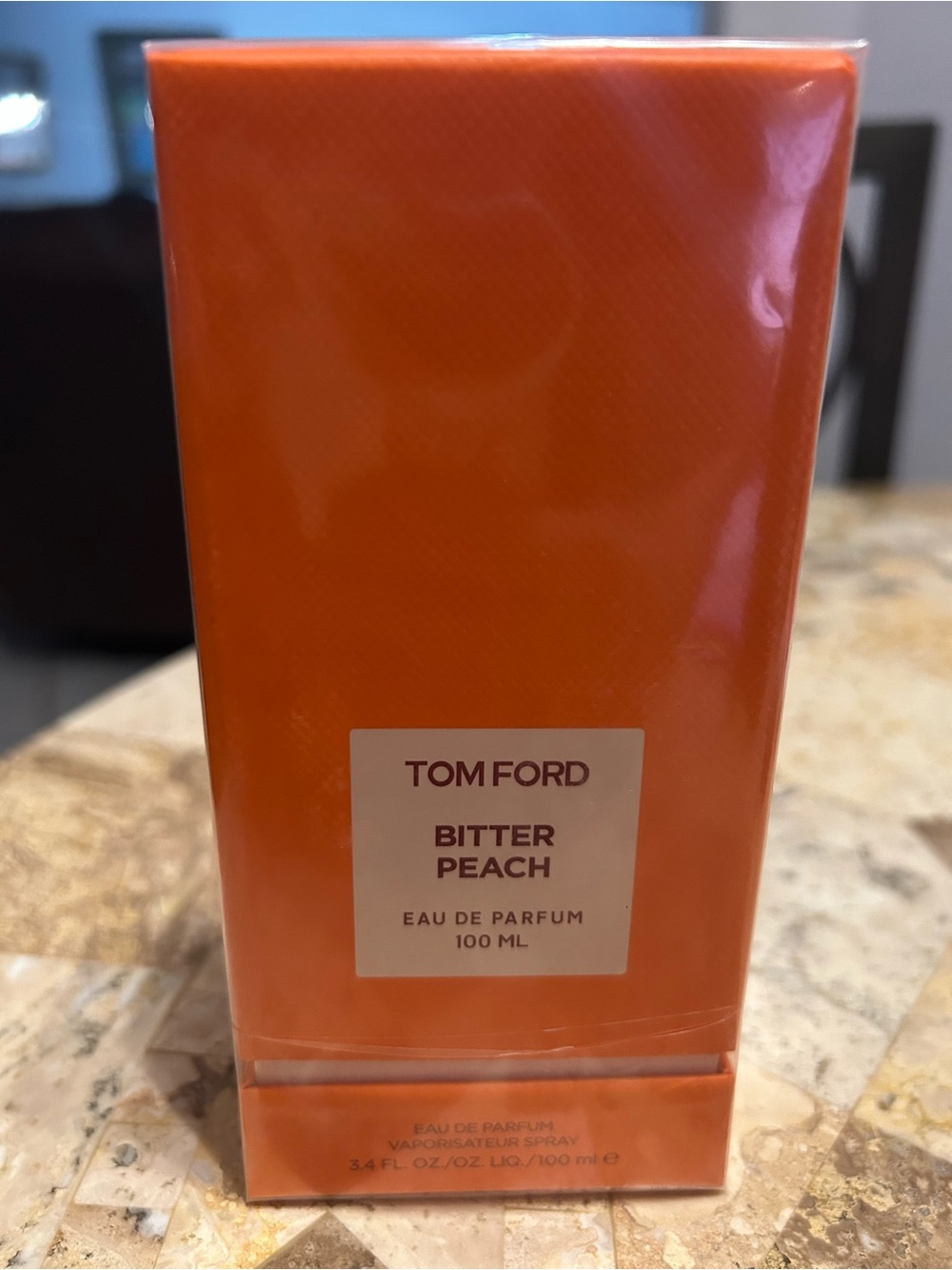 Tom Ford Bitter Peach — Bright Orange Packaging